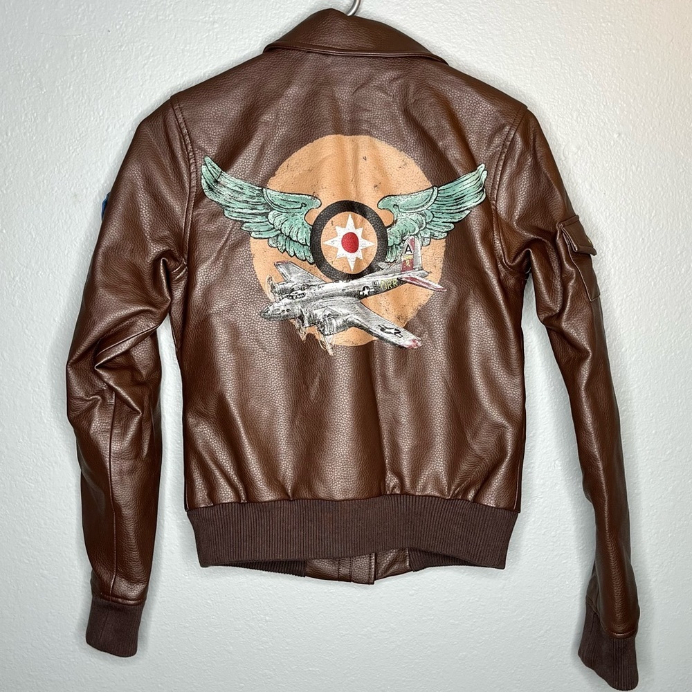 Captain Marvel Women's Faux Leather XS Jacket
